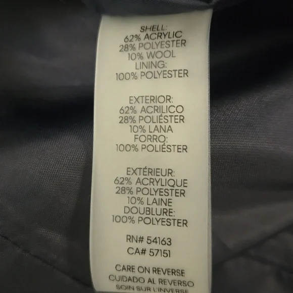 Calvin Klein Tweed Plaid Jacket - Picture 6 of 7